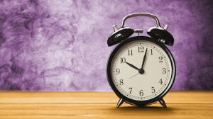 Old-fashioned alarm clock