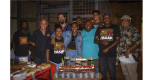 PAKAM staff at their office warming party